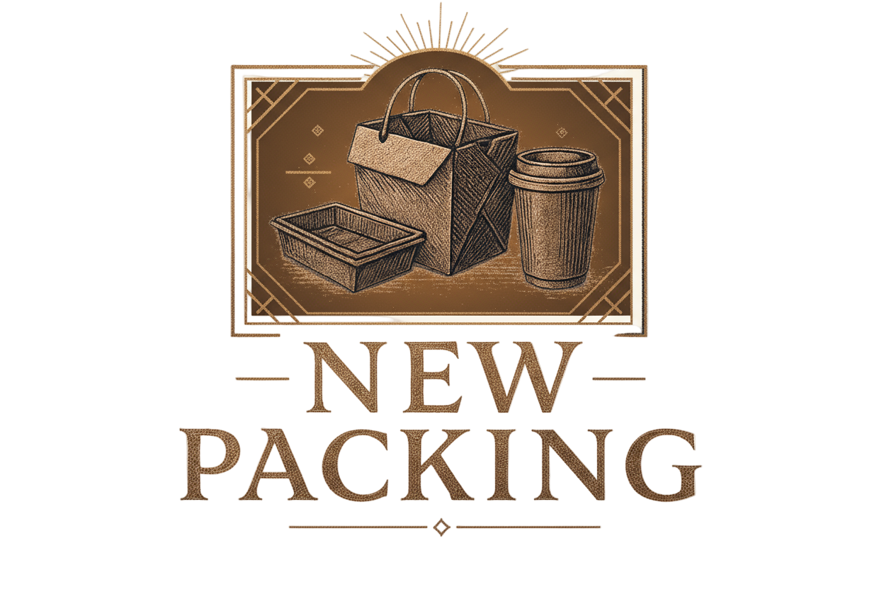 Hero banner NewPacking stile logo